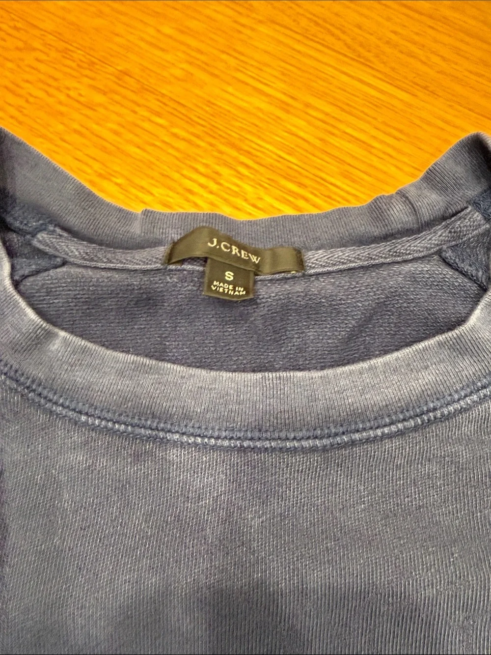 J. Crew Men's Crewneck Sweater in Deep Blue